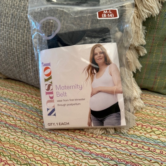Black Maternity Belt by JOYSPUN NWT Size M-L - Picture 1 of 3